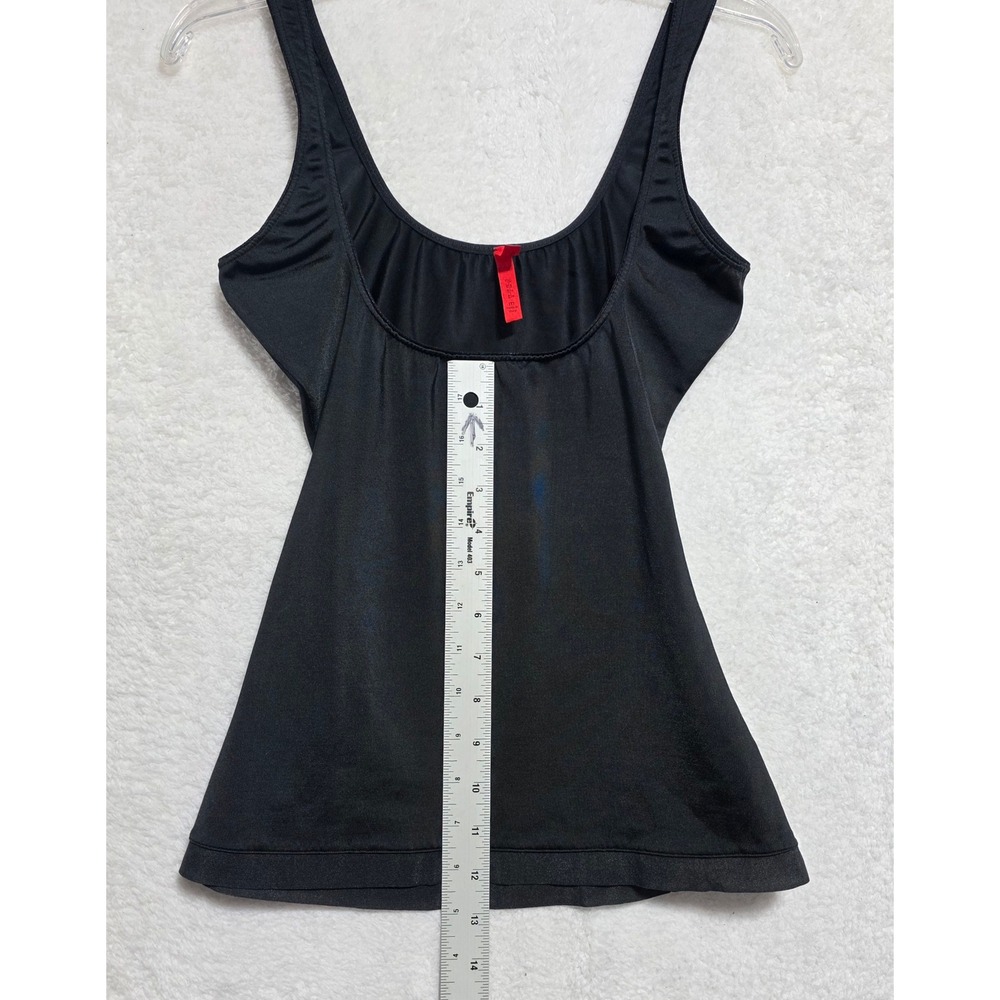Spanx Slimplicity Scoop Neck Camisole Black Shapewear Tank Top Medium - Picture 9 of 9